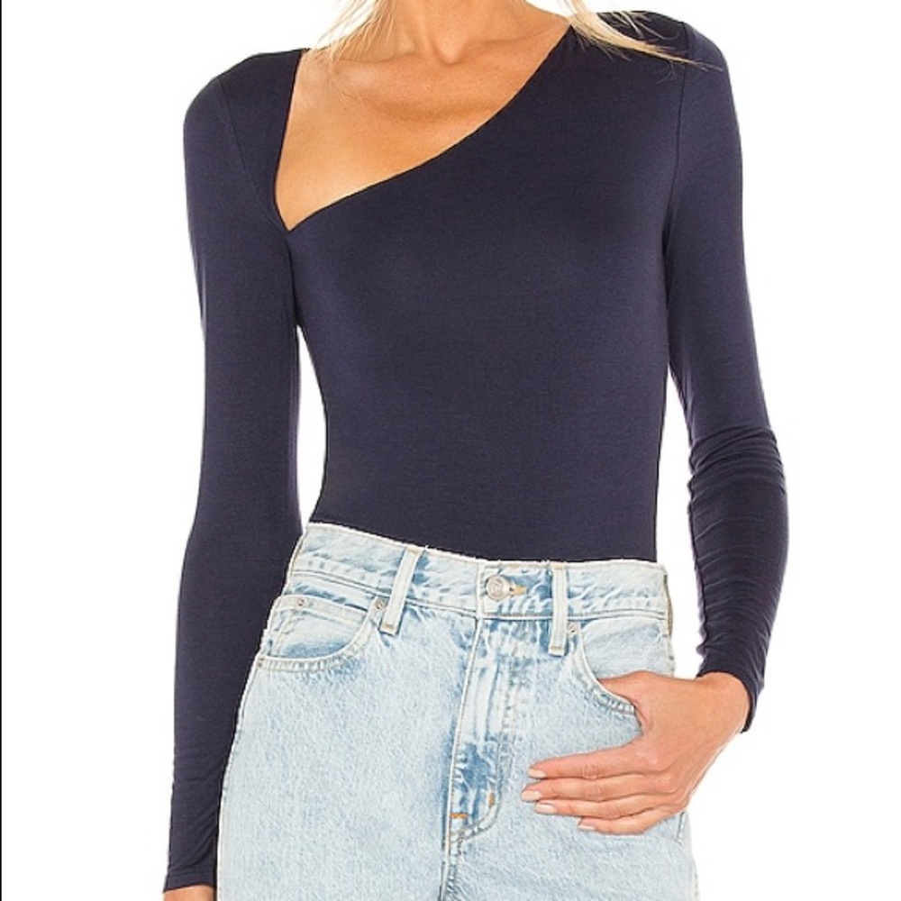 Lovers + Friends Cullen bodysuit in navy. Tags still on, never worn